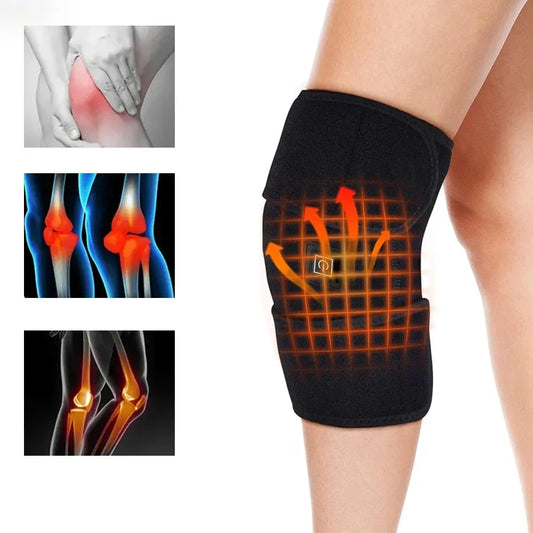 Knee Massager with Heat Electric Therapy Hot Compress Heating Pads for Arthritis Knee Pain Relief Warm Knee Elbow Leg Massager