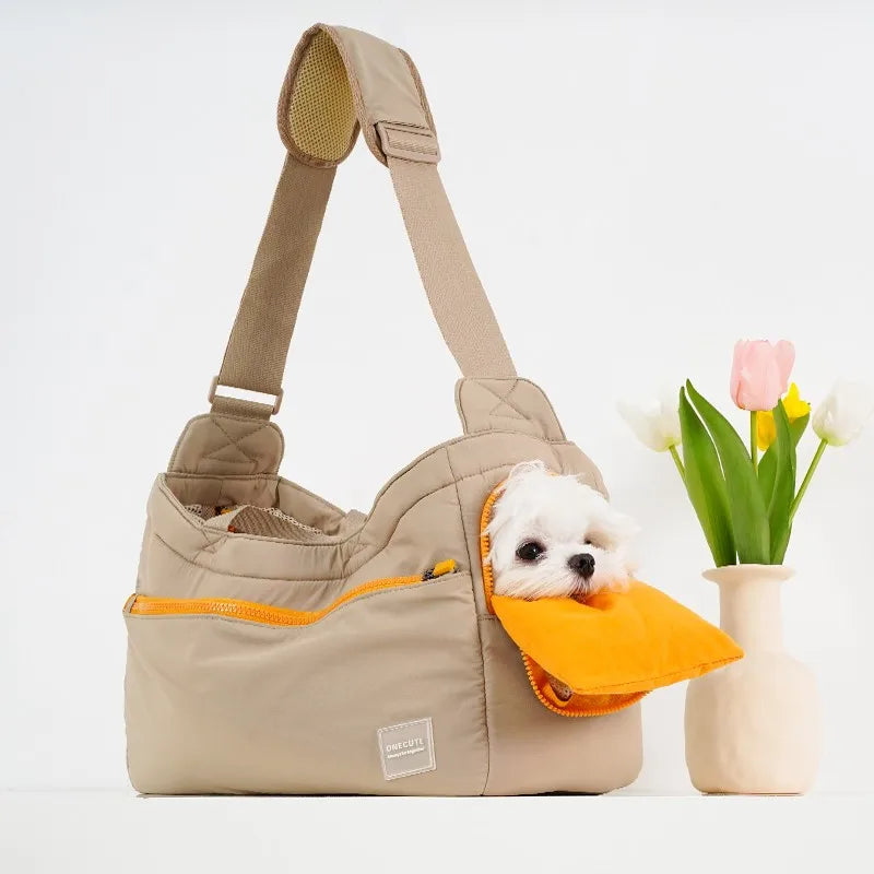 Onecute Sac de transport pour animaux de compagnie Sac de voyage Sac de transport pour colis professionnels Panier de transport pour petits chiens de taille moyenne